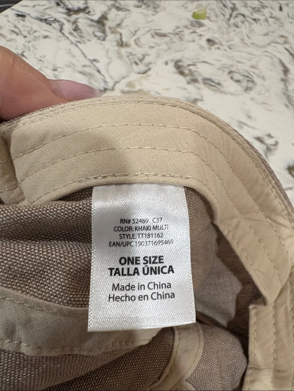 Kids Beige Linen Bow Cap - Neutral Summer Hat